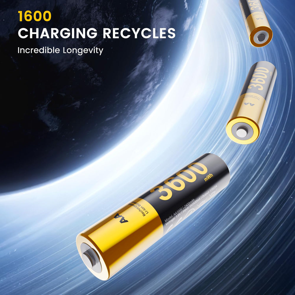 CSHRUETEN 0V activation battery revives from full drain without memory effects