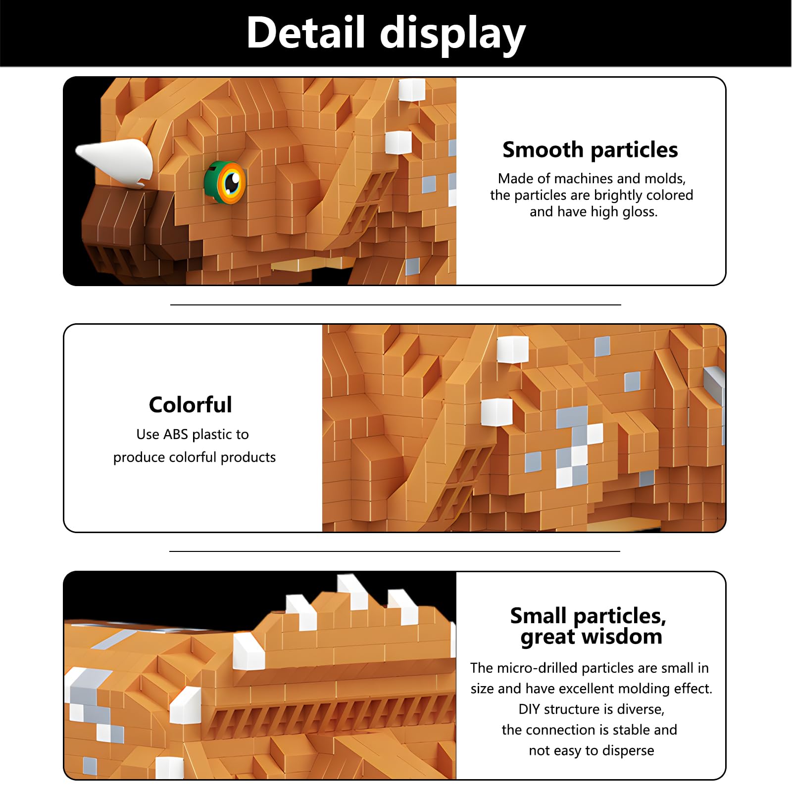 CSNRHG Collectible blocks for kids and adults who love dinos.