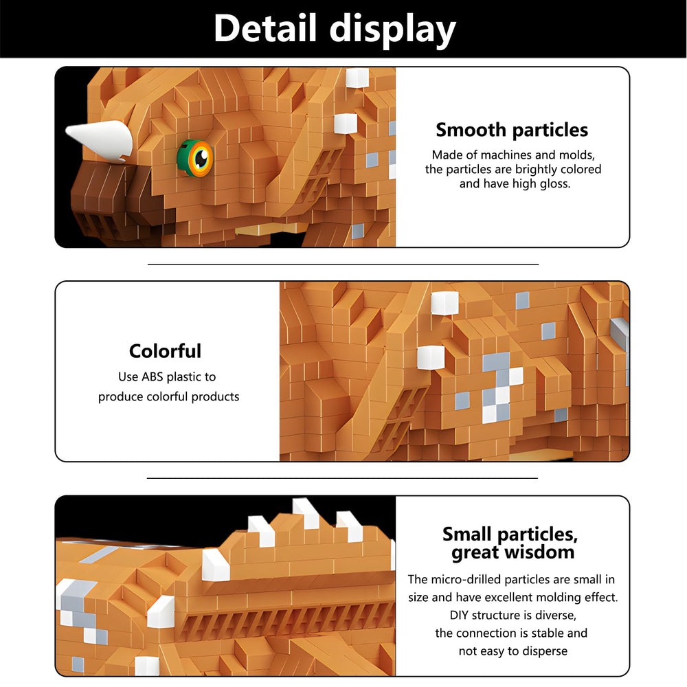 CSNRHG Collectible blocks for kids and adults who love dinos.
