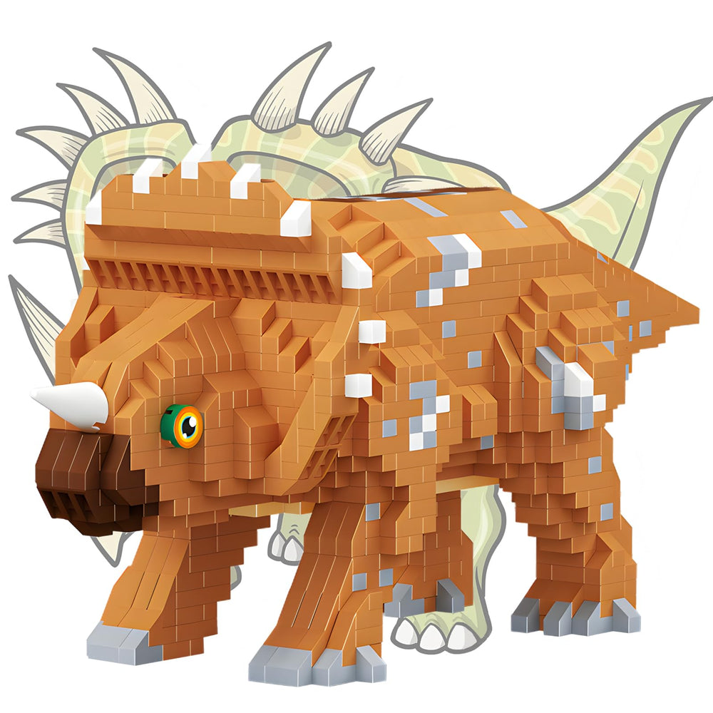 CSNRHG Triceratops model with frill and horns detail.