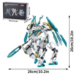 CSNRHG Dual-form dragon horse figure encourages imaginative building and versatile play.