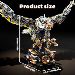 CSNRHG Eagle wings pose image highlighting adjustable mechanism for dynamic poses