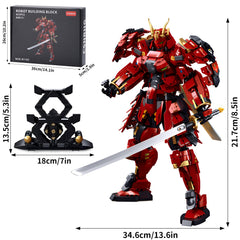 CSNRHG flexible joint design samurai mech figure enabling dynamic poses