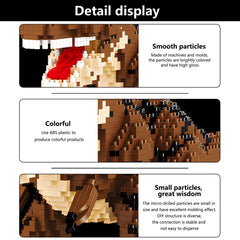 CSNRHG Dinosaur block set suitable for kids and adults to bond during build