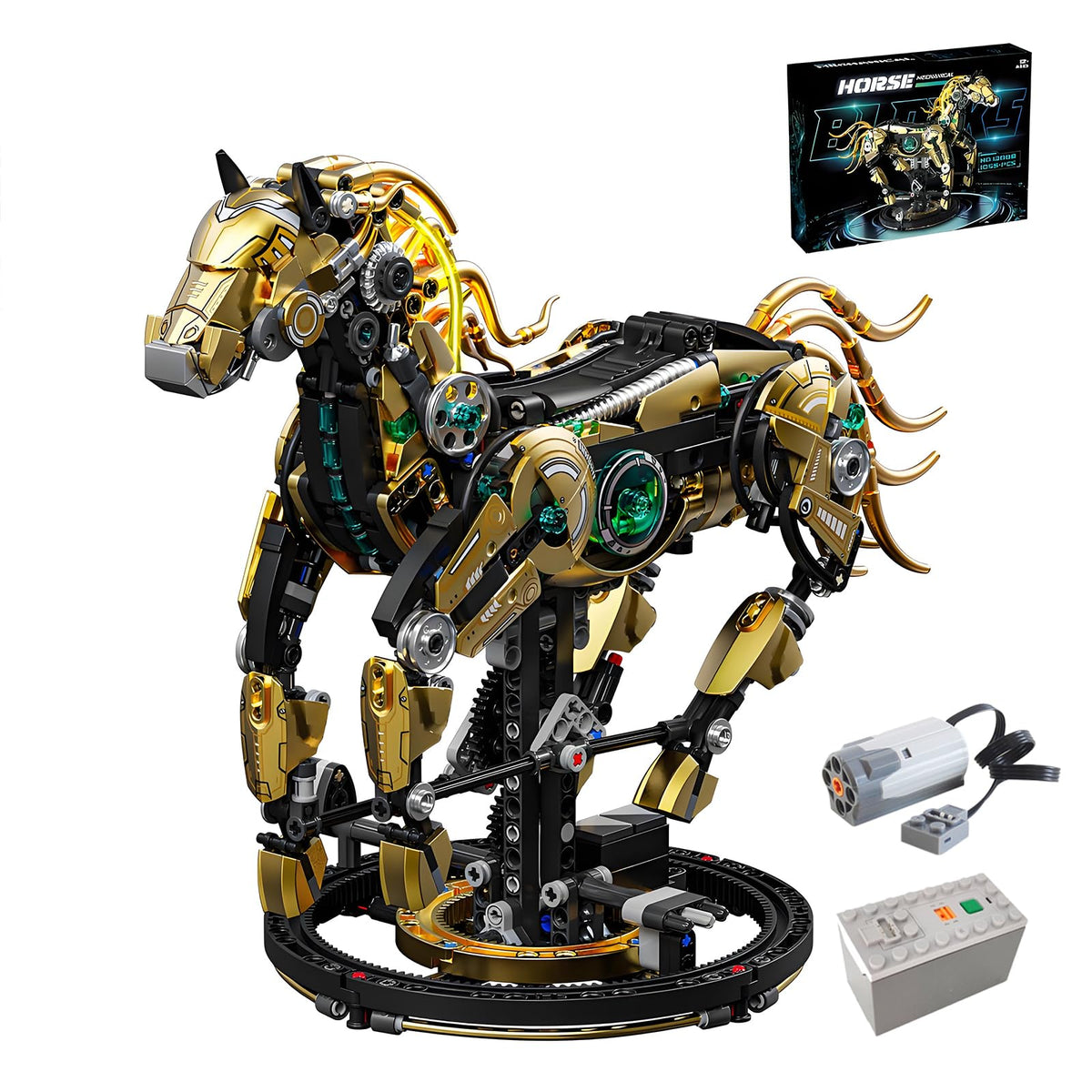 CSNRHG Mechanical Horse assembly showing futuristic design for imaginative builds
