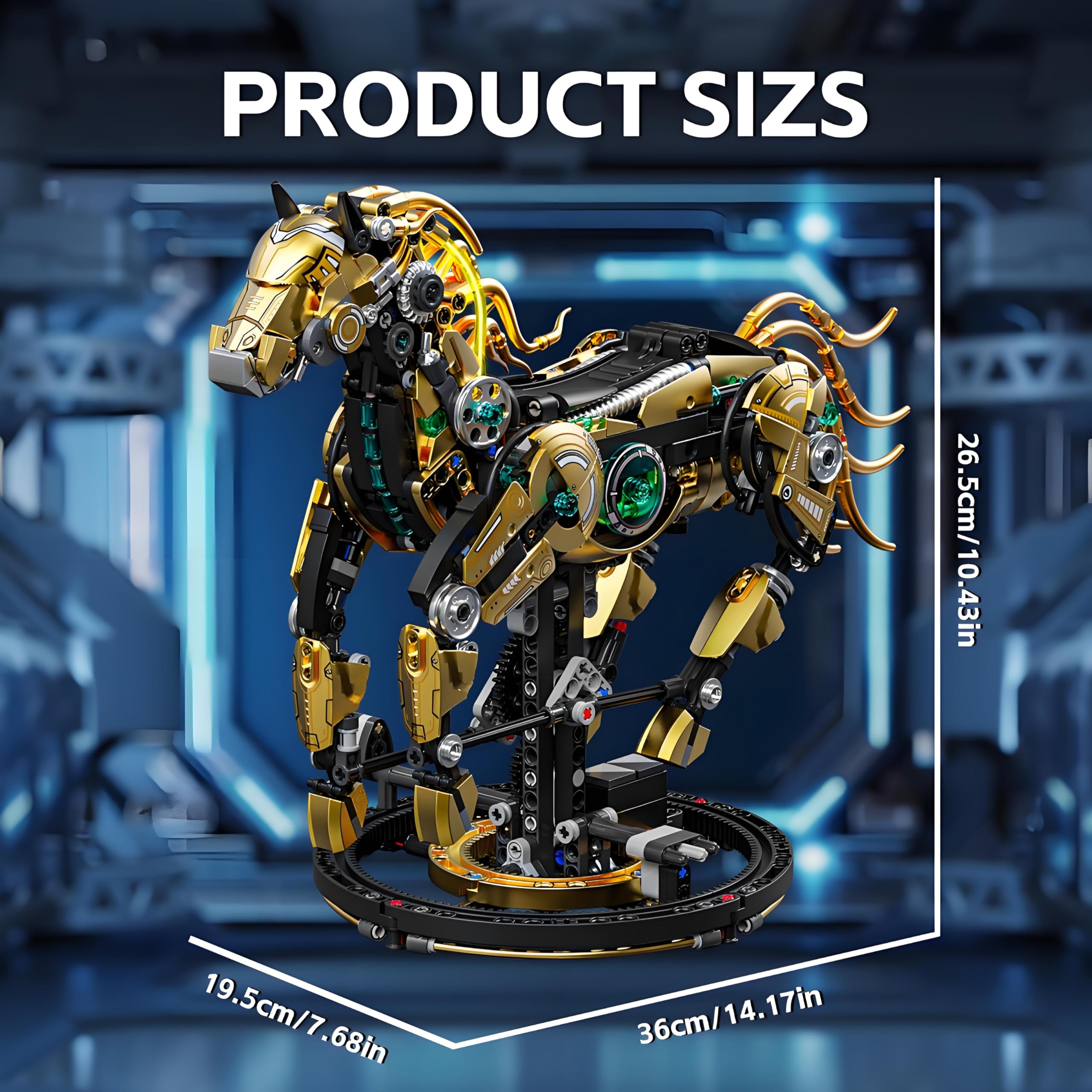 CSNRHG Mechanical Horse display-ready model for a striking desk showcase