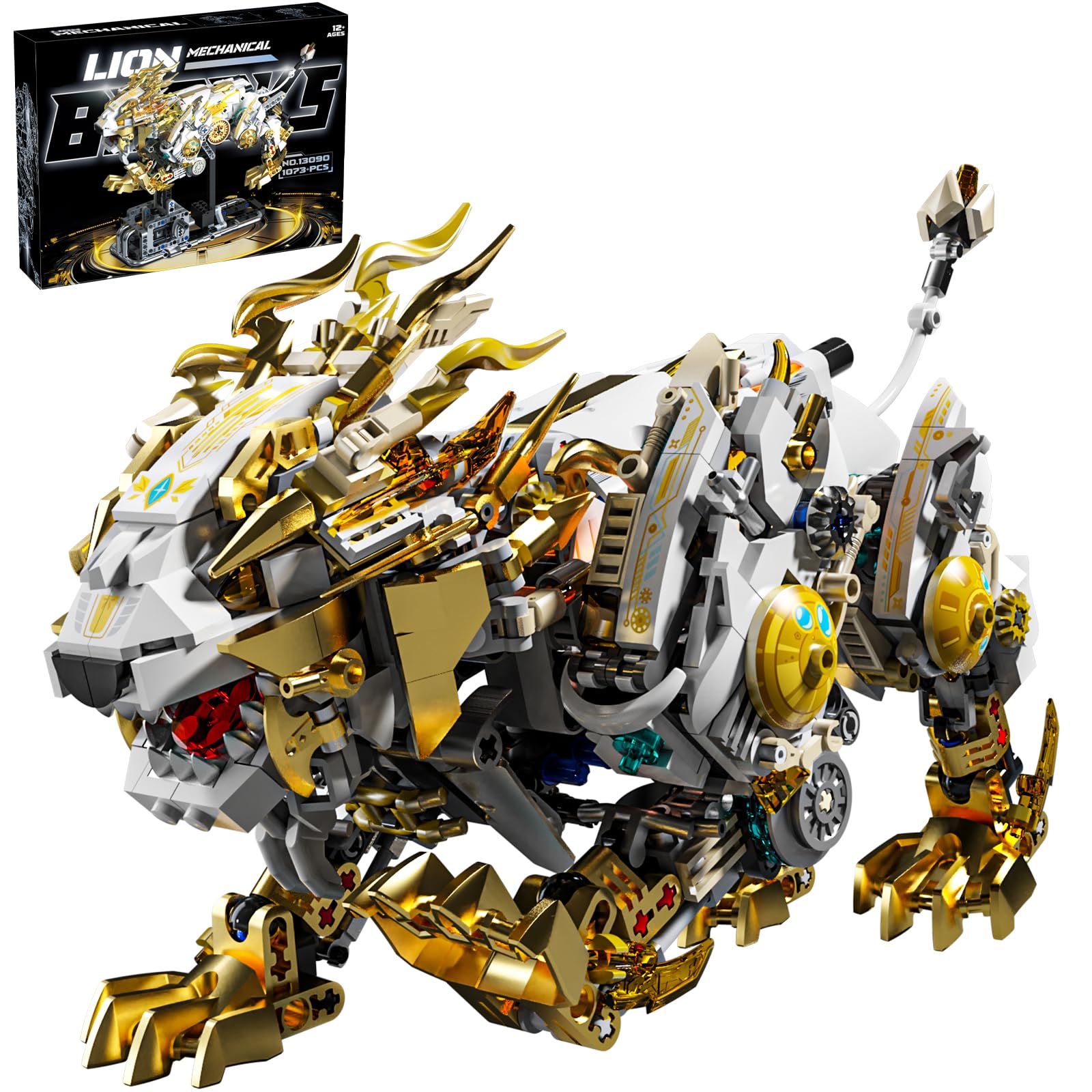 CSNRHG Mechanical Lion articulated limbs show dynamic posing possibilities