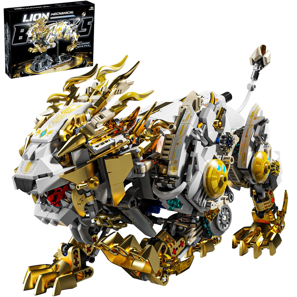 CSNRHG Mechanical Lion articulated limbs show dynamic posing possibilities