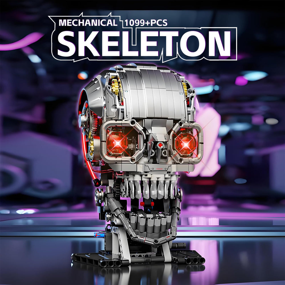 CSNRHG mechanical skull with articulated teeth for a realistic poseable model and collection.