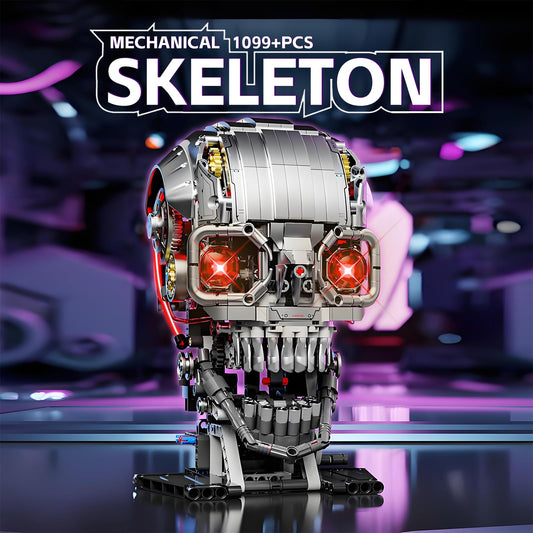 CSNRHG mechanical skull with articulated teeth for a realistic poseable model and collection.