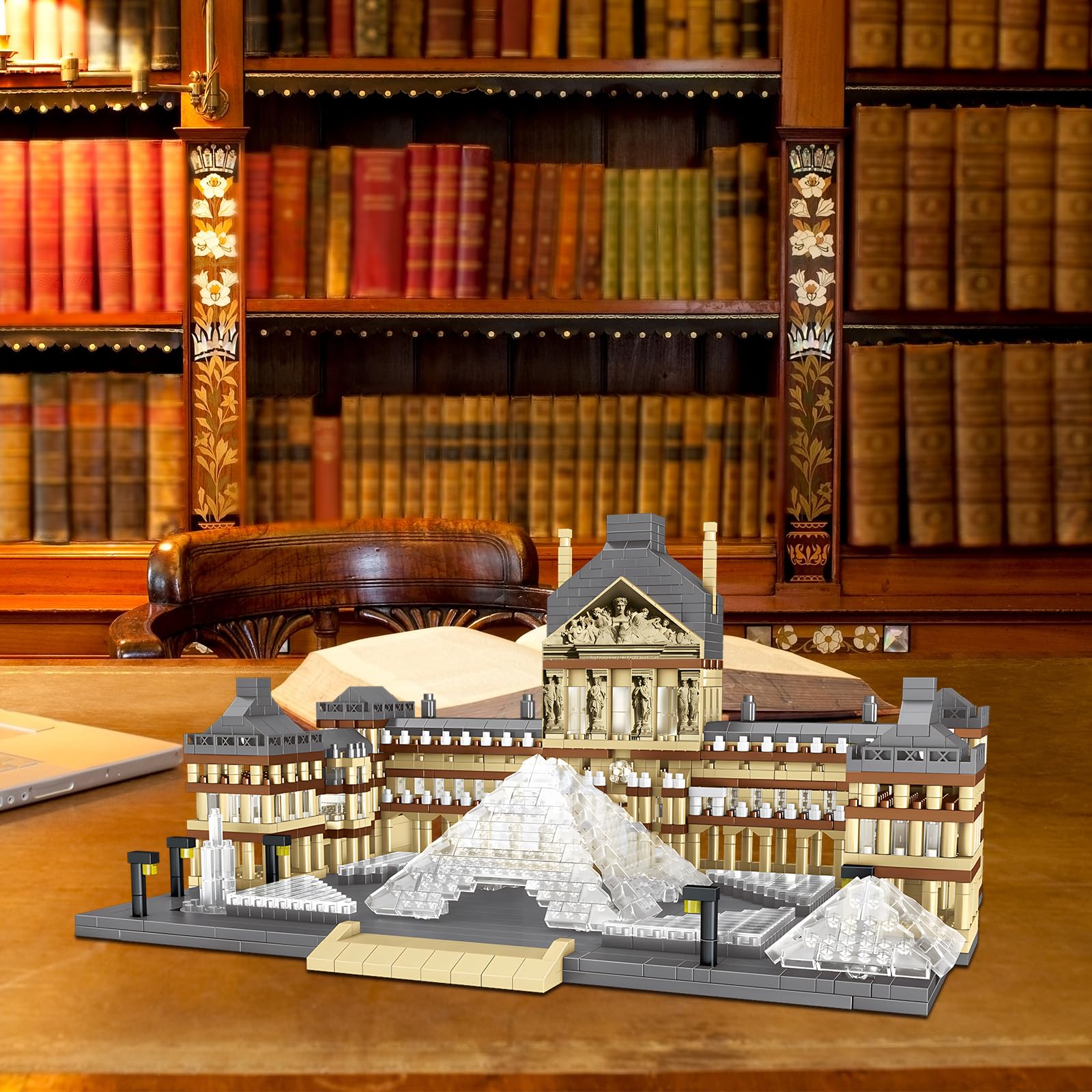 CSNRHG Paris Louvre detailed sculptures reveal refined artistry during assembly.