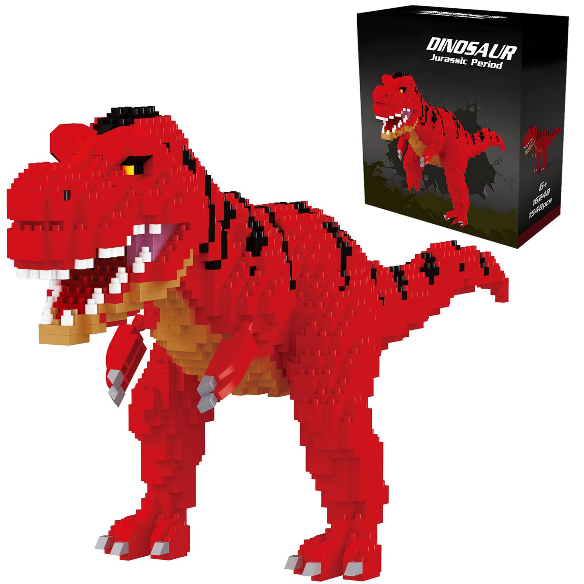 CSNRHG Torvosaurus build-parts: immersive 1548-piece experience for dinosaur lovers and creative builders.