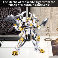 CSNRHG White Tiger Samurai mech base supports stable assembly.