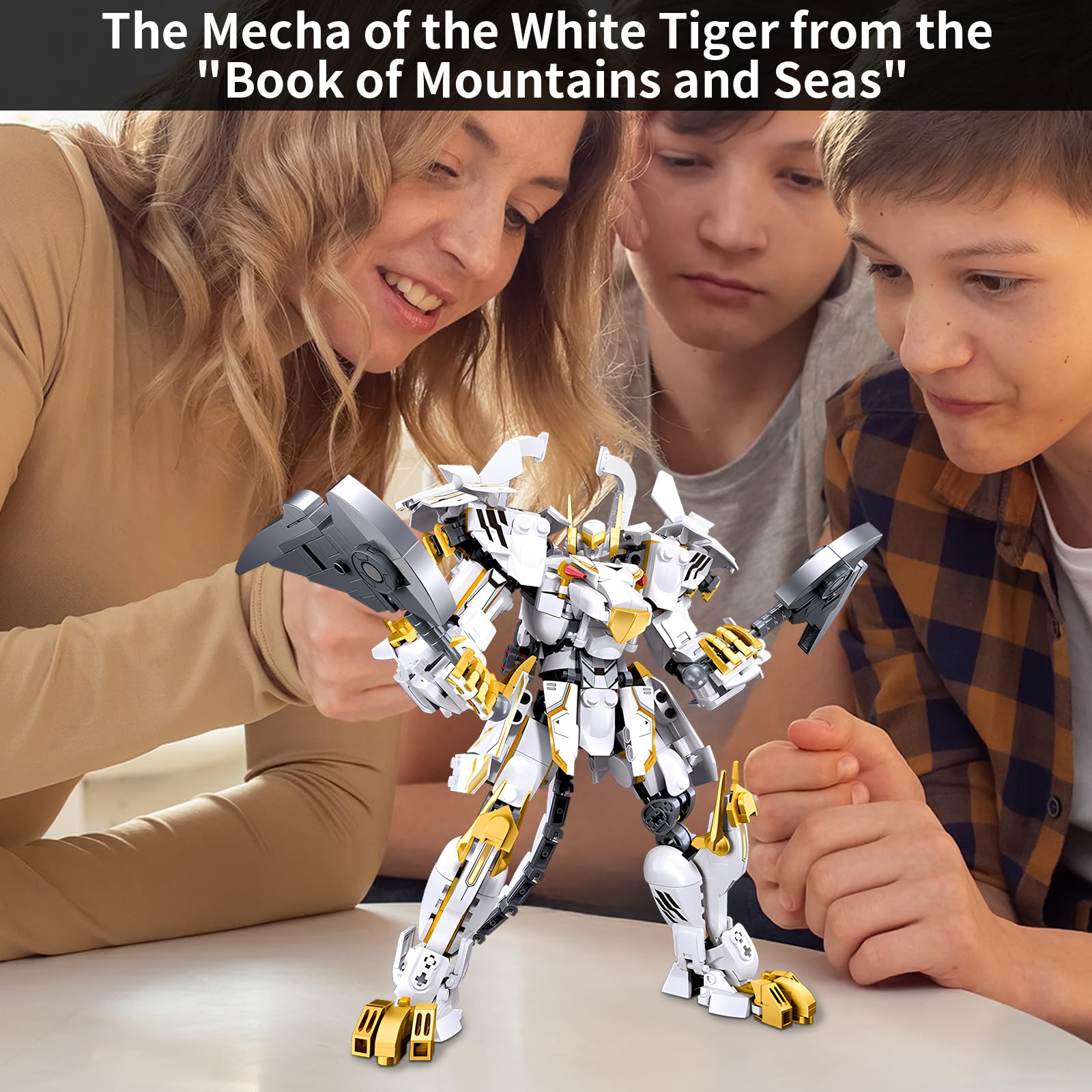 CSNRHG White Tiger Samurai mech gift-ready box for collectors.
