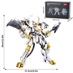 CSNRHG White Tiger Samurai mech side armor highlights craftsmanship and sturdy construction.