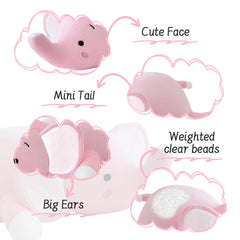 CSVBTRF elephant plush eyes are embroidered for a friendly look