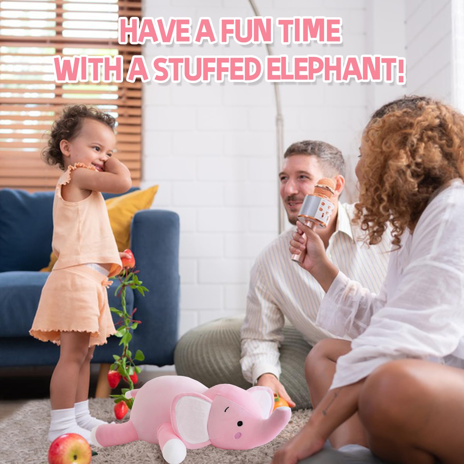 CSVBTRF elephant plush makes a versatile gift for kids and family