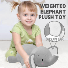 CSVBTRF gift-ready grey elephant plush for special occasions