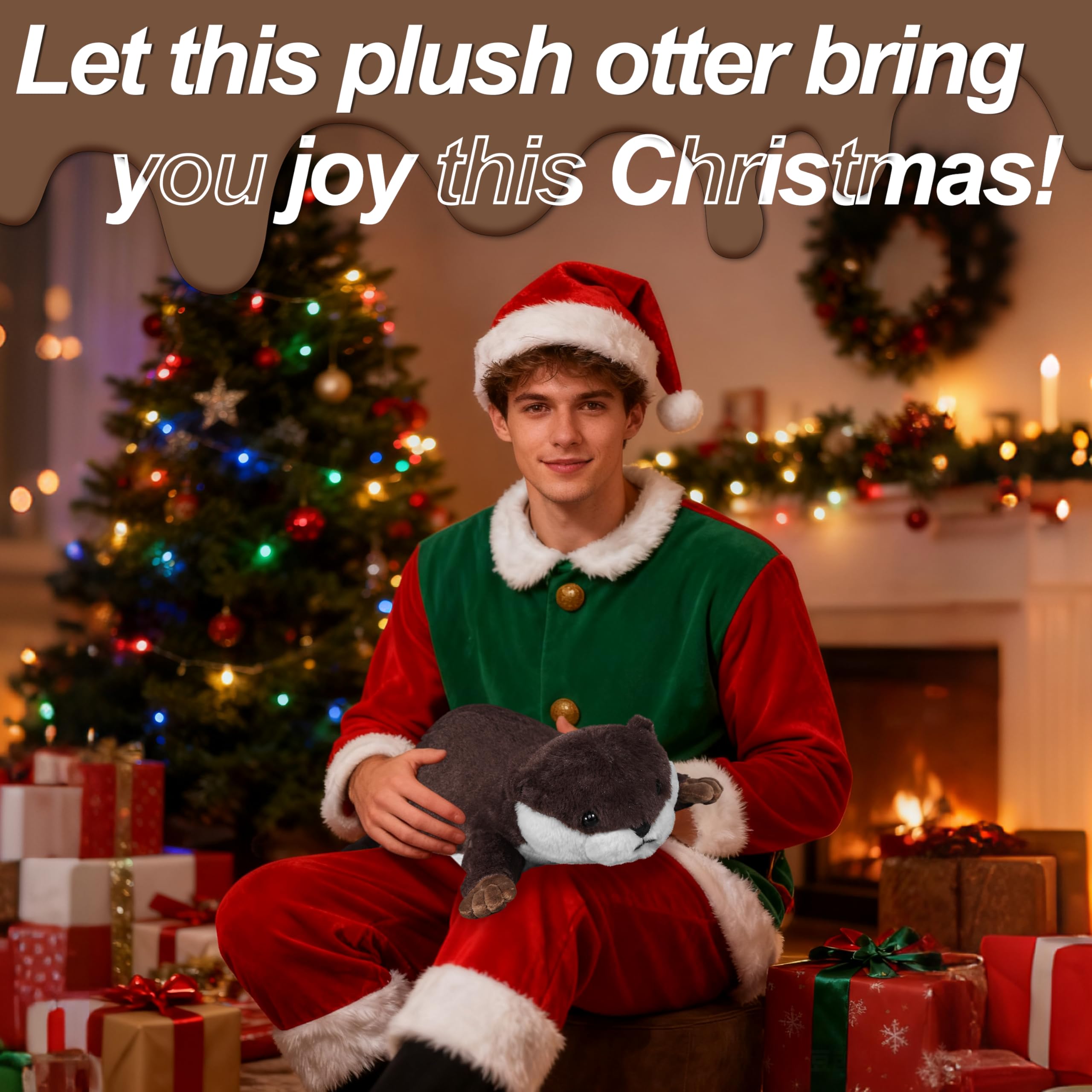 CSVBTRF gift-ready otter plush for kids and families.