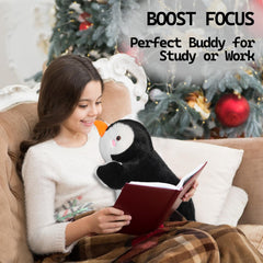 csvbtrf penguin plush bedroom decor idea in cozy space.