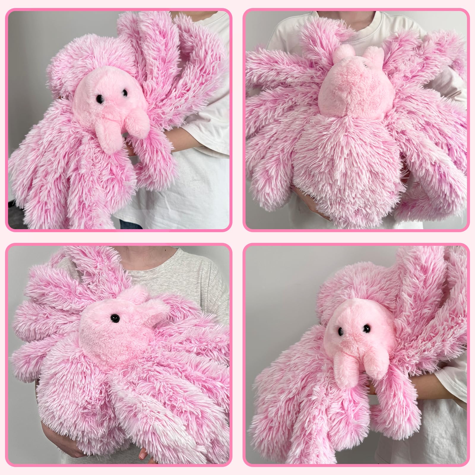 CSVBTRF weighted spider plush provides a gentle hug during evenings