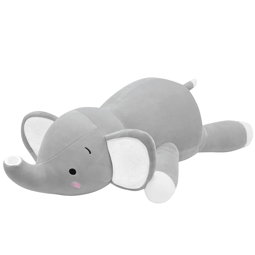 CSVBTRF weighted elephant plush 23-inch grey hug for tranquil nights