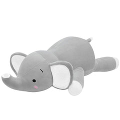 CSVBTRF weighted elephant plush 23-inch grey hug for tranquil nights