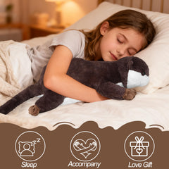 CSVBTRF weighted otter plush provides cozy 4.1 lb support.