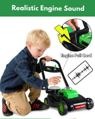 CT SPORTS lawn mower supports festive Christmas play and family outdoor fun.