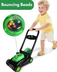 CT SPORTS lawn mower uses safe lightweight materials for easy, worry-free play.