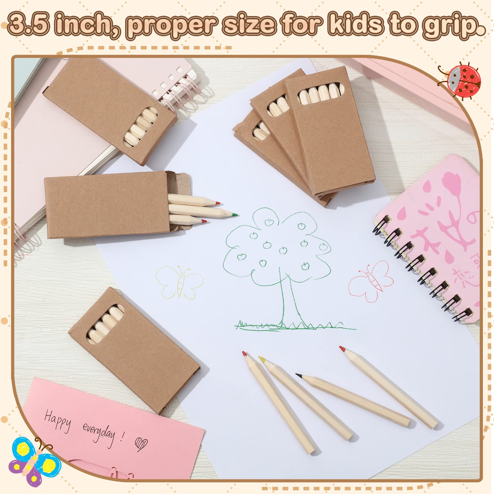 ctosree birthday party favor pencils for creative coloring