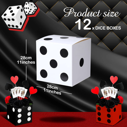 Ctosree white 11-inch dice box adds clean contrast to decor