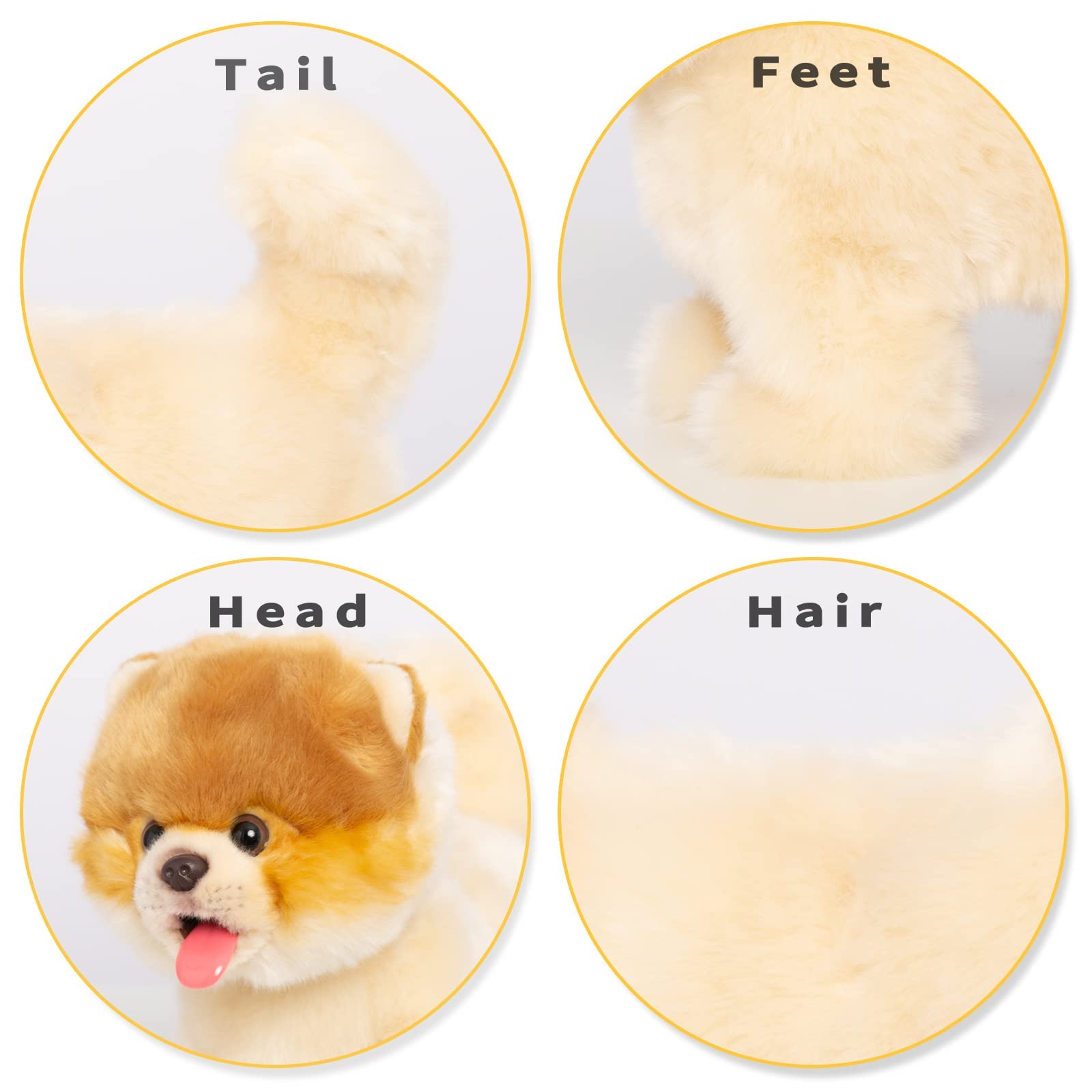 CU-MATE wagging-tail Pomeranian for lively play interactions.