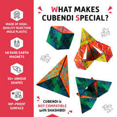 Cubendi twist-and-transform cube encourages exploring endless shapes.