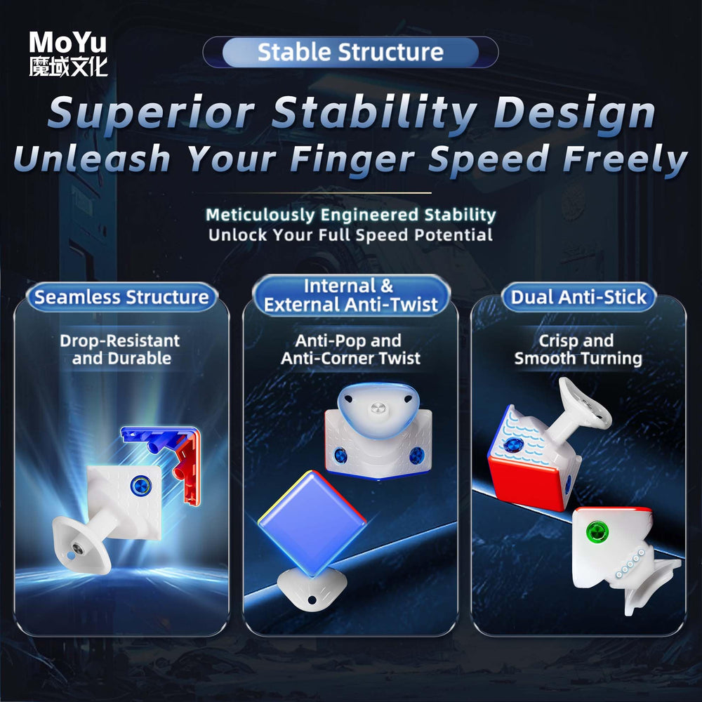 CuberShop MoYu WeiLong V11 Dragon Scale anti stick technology supports smooth long sessions