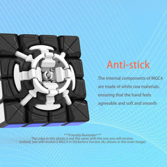 CuberShop YJ MGC 4x4 magnetic stickerless cube compact 60mm form factor.