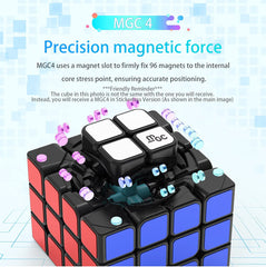 CuberShop YJ MGC 4x4 magnetic stickerless cube top view highlighting compact 60mm design.