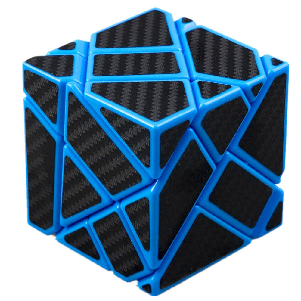 Cuberspeed Ghost 3x3 blue magic cube offers smooth turns for speed solving.
