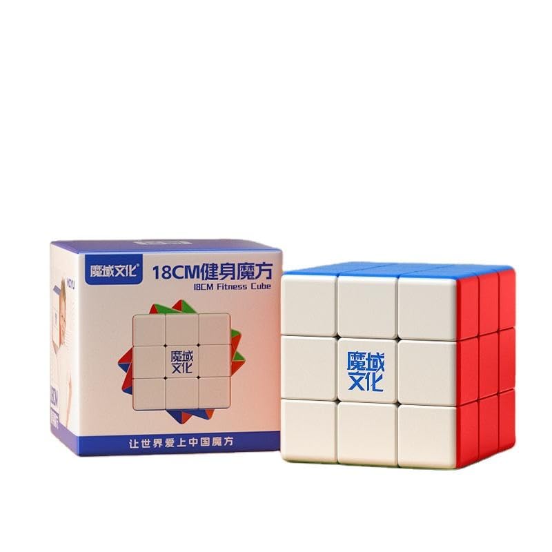 Cuberspeed giant 18cm cube packaged as a gift-ready display piece.