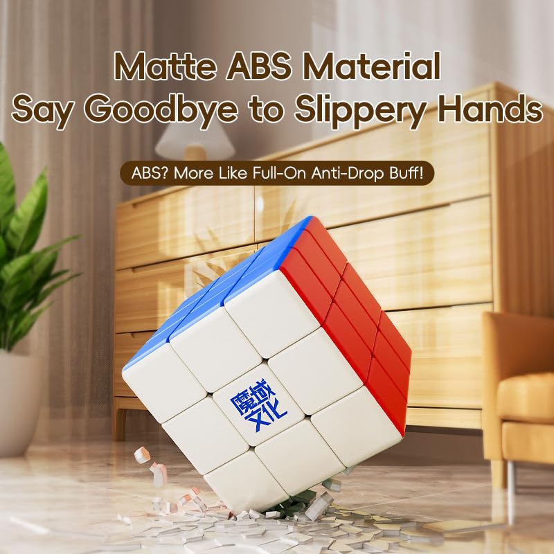 Cuberspeed giant 18cm cube from a side-angle highlights its oversized charm and challenge.
