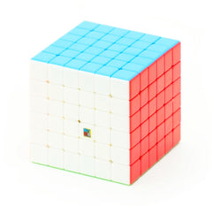 CuberSpeed Moyu MeiLong 6x6 V2 M stickerless shades provide vivid color during solving