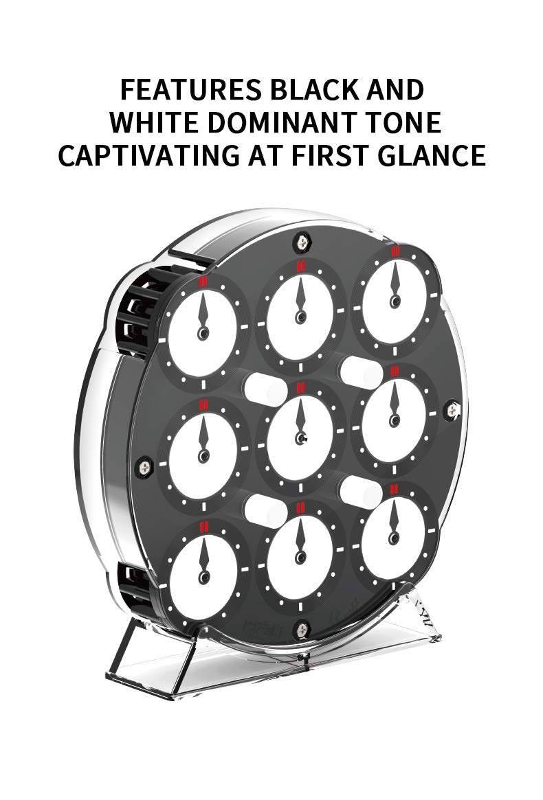 CuberSpeed QY magnetic clock puzzle inlays and premium finish