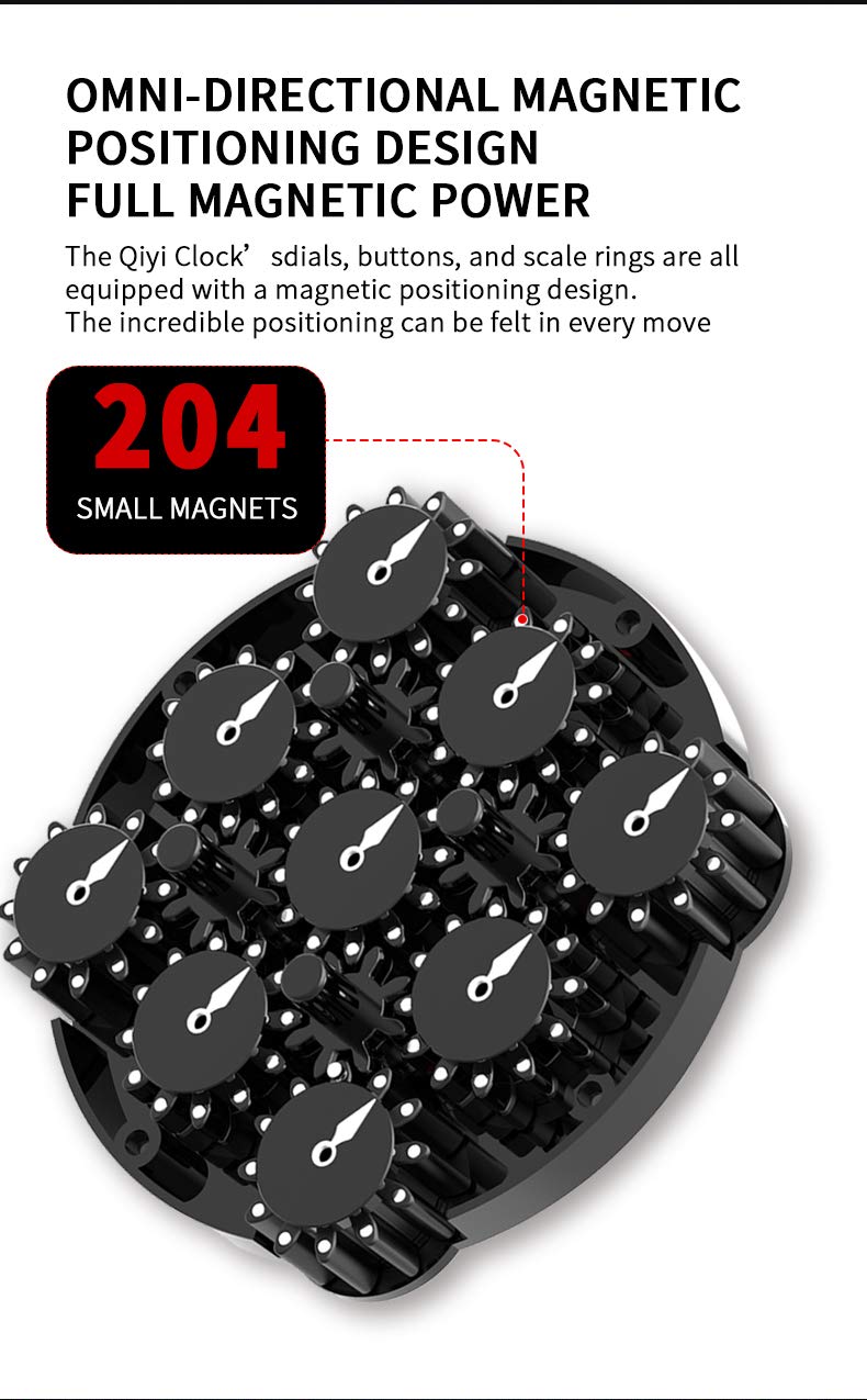 CuberSpeed QY magnetic clock puzzle tension screws for customization