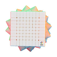 CuberSpeed YuXin Little Magic 9x9 frosted matte finish reduces glare and scratches.