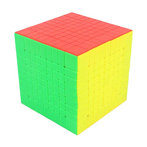 CuberSpeed YuXin Little Magic 9x9 vibrant colors aid quick recognition during solves.