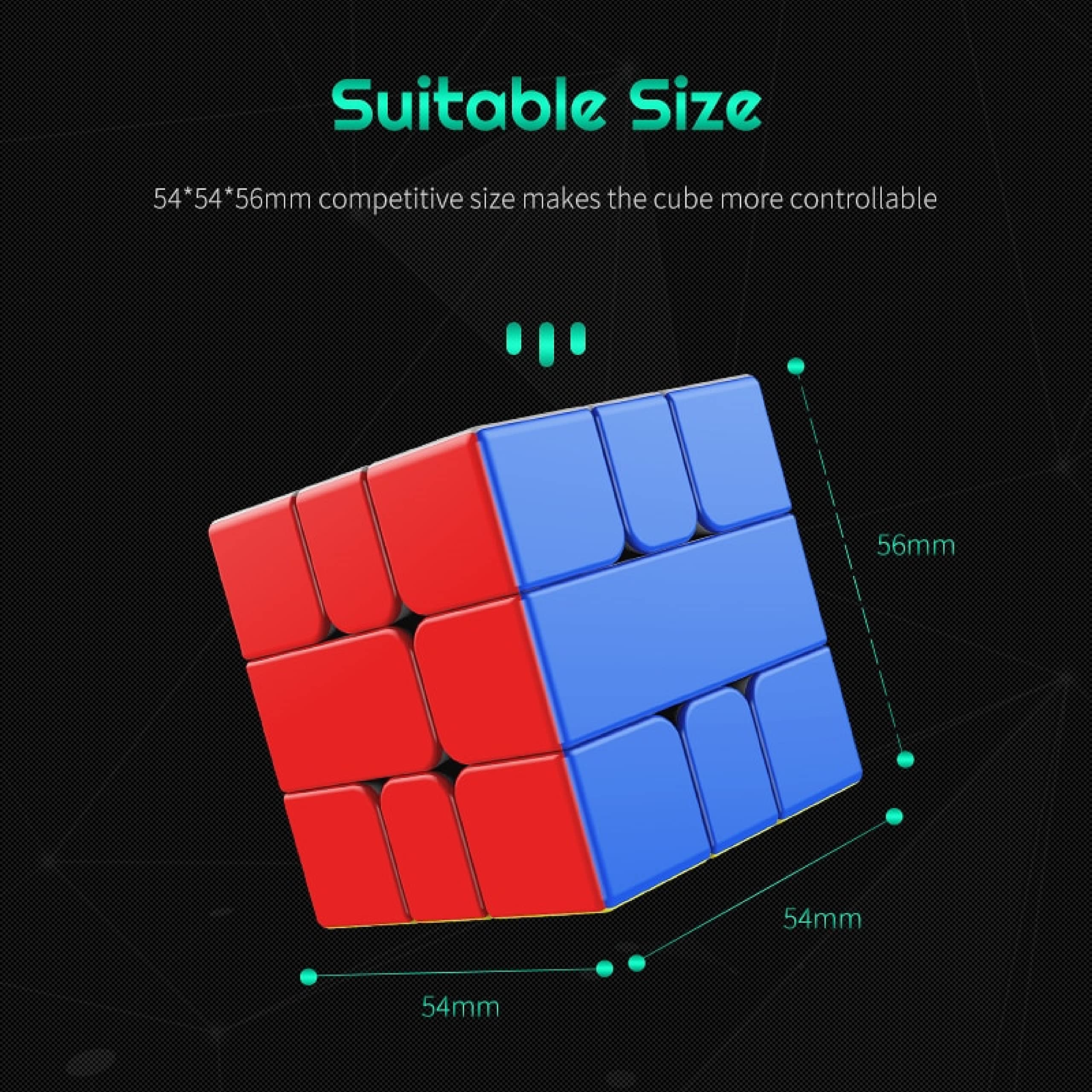 CuberShop MGC SQ1 ABS plastic offers skin-friendly durability.