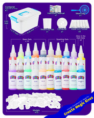 Cubetoou magic powder packs spark vibrant color effects