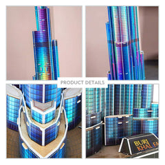 CubicFun Burj Khalifa box shows compact packaging and dimensions