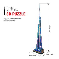 CubicFun Burj Khalifa gift-ready box for birthdays or souvenirs