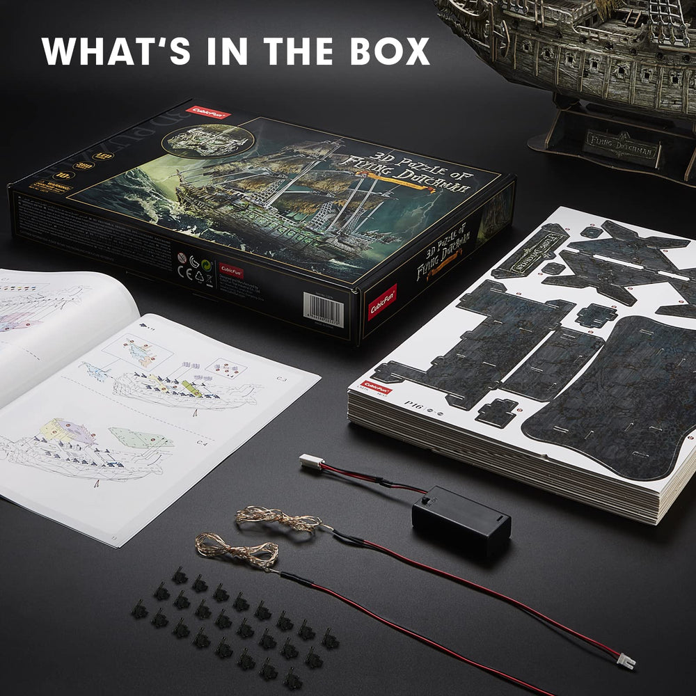 CubicFun Flying Dutchman puzzle desk display for home office use.
